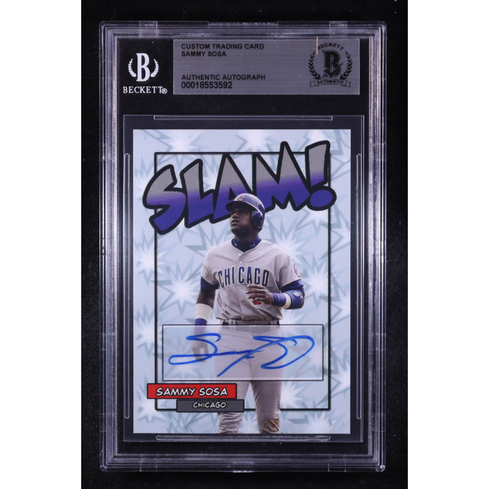 Sammy Sosa Signed Custom Trading Card (BGS) at PristineAuction.com