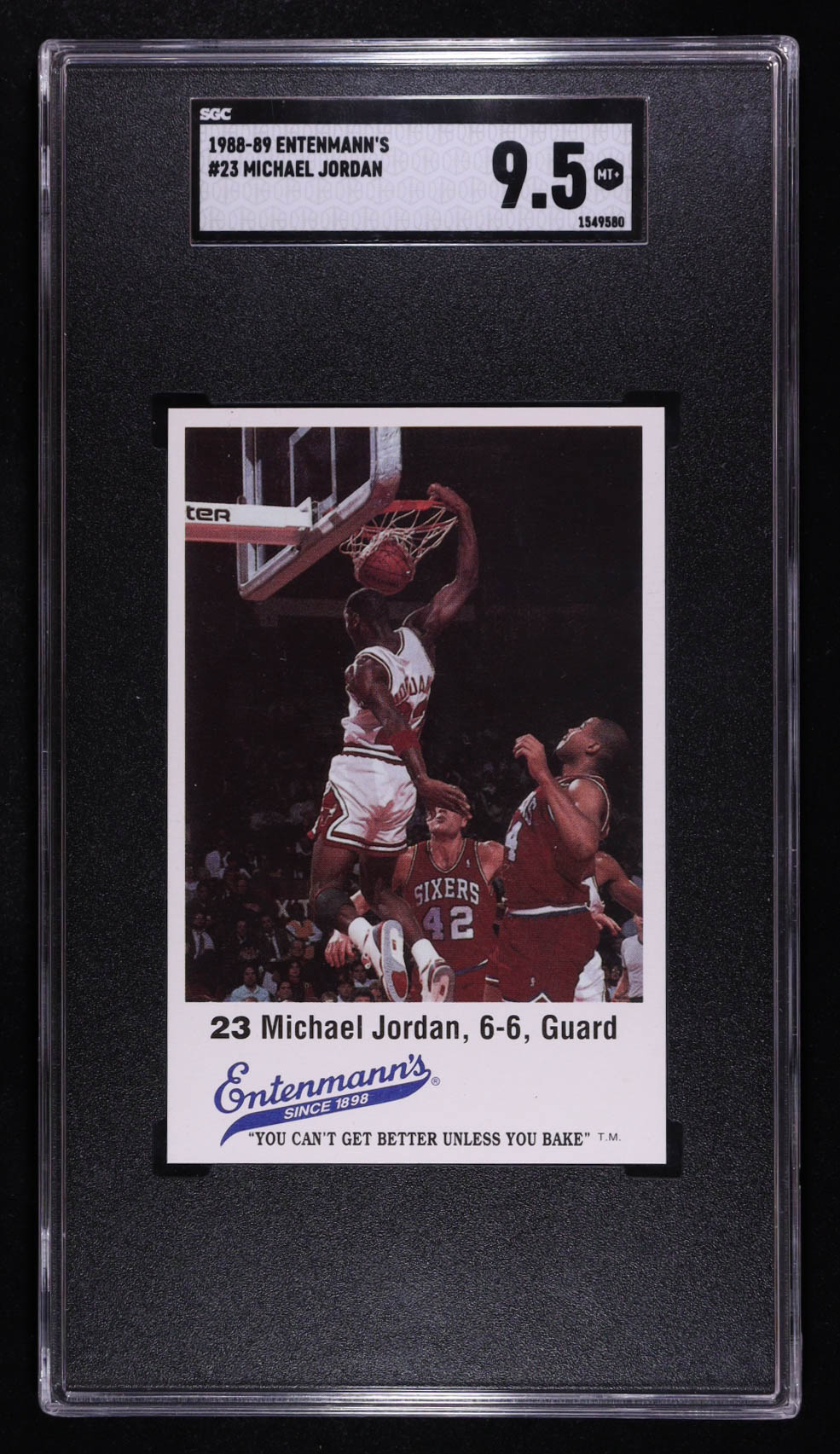Michael Jordan 1988-89 Bulls Entenmann's #23 (SGC 9.5) at PristineAuction.com Michael Jordan 1988-89 Bulls Entenmann's #23 (SGC 9.5) at PristineAuction.com