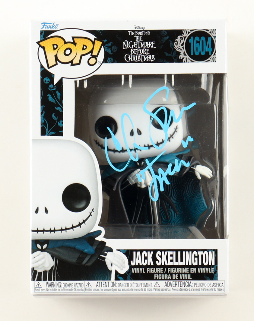 Chris Sarandon Signed "Nightmare Before Christmas" #1604 Jack Skellington Funko Pop! Vinyl Figure Inscribed "Jack" (JSA) at PristineAuction.com Chris Sarandon Signed "Nightmare Before Christmas" #1604 Jack Skellington Funko Pop! Vinyl Figure Inscribed "Jack" (JSA) at PristineAuction.com