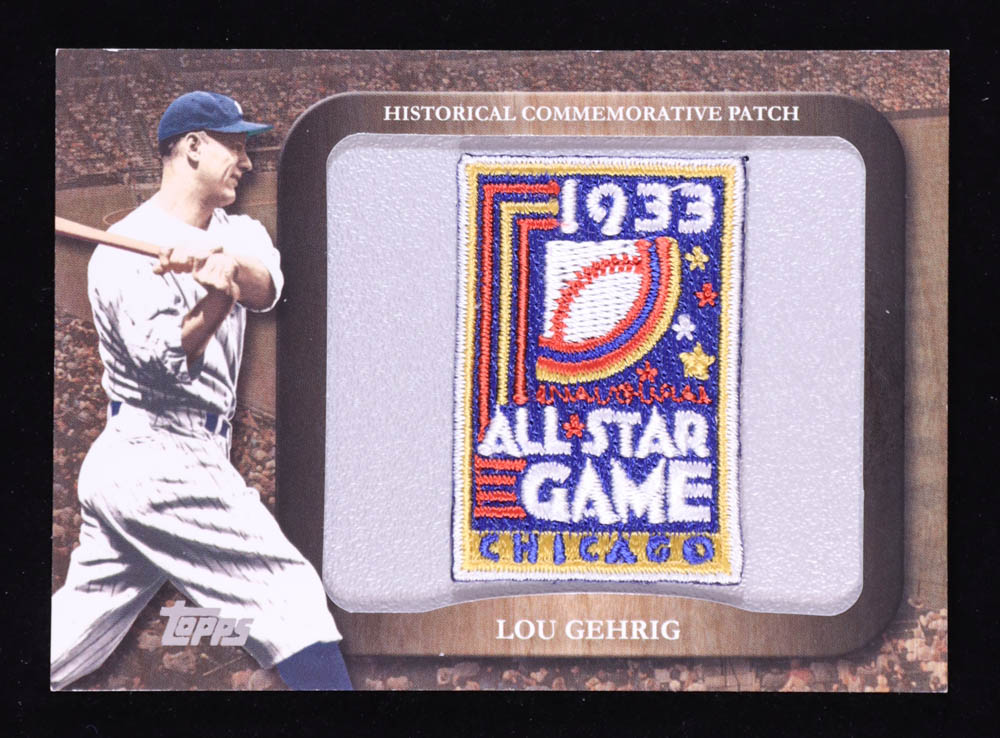 Lou Gehrig 2009 Topps Legends Commemorative Patch #LPR4 / 1933 All-Star Game at PristineAuction.com Lou Gehrig 2009 Topps Legends Commemorative Patch #LPR4 / 1933 All-Star Game at PristineAuction.com