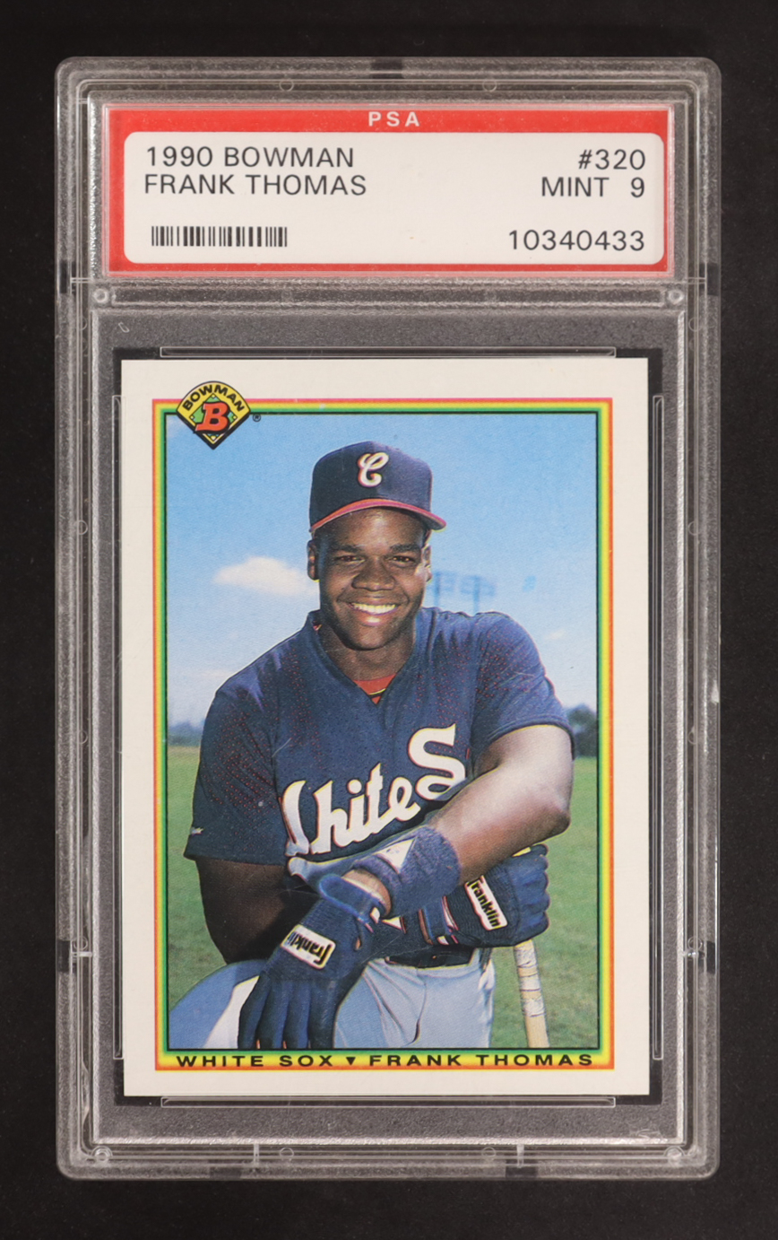 Frank Thomas 1990 Bowman #320 RC (PSA 9) at PristineAuction.com Frank Thomas 1990 Bowman #320 RC (PSA 9) at PristineAuction.com