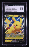 Pikachu V 2019-22 Pokemon Sword and Shield Black Star Promos #SWSH061 (CGC 10) at PristineAuction.com