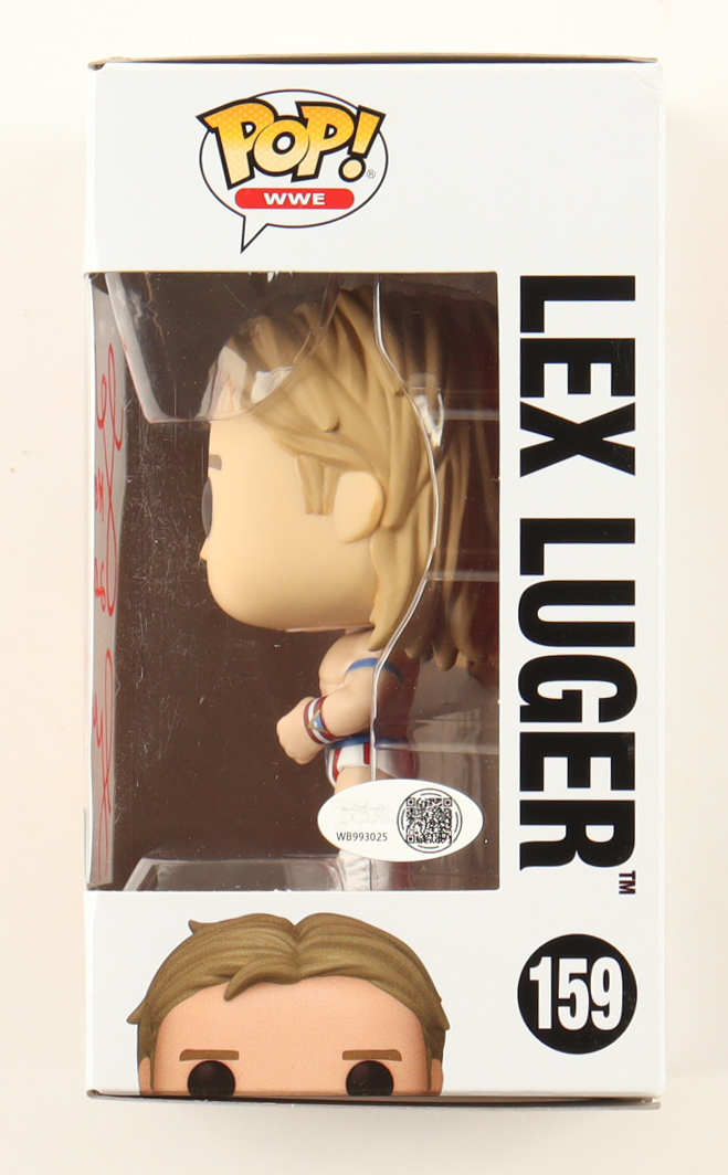 Lex Luger Signed WWE #159 Funko Pop! Vinyl Figure Inscribed "HOF 25" (JSA) at PristineAuction.com Lex Luger Signed WWE #159 Funko Pop! Vinyl Figure Inscribed "HOF 25" (JSA) at PristineAuction.com