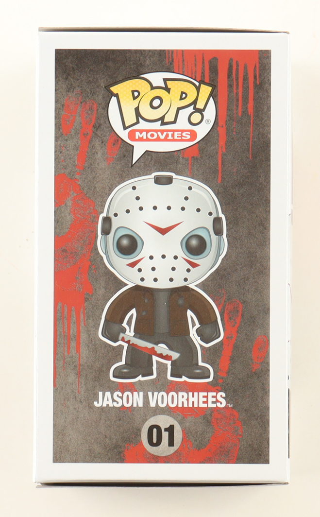 Derek Mears & CJ Graham Signed "Friday the 13th" #01 Jason Voorhees Funko Pop! Vinyl Figure With Character Inscriptions (JSA) at PristineAuction.com Derek Mears & CJ Graham Signed "Friday the 13th" #01 Jason Voorhees Funko Pop! Vinyl Figure With Character Inscriptions (JSA) at PristineAuction.com