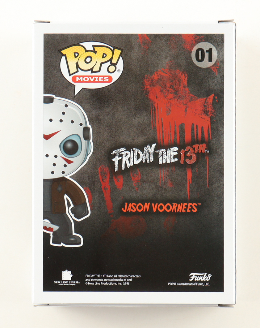 Derek Mears & CJ Graham Signed "Friday the 13th" #01 Jason Voorhees Funko Pop! Vinyl Figure With Character Inscriptions (JSA) at PristineAuction.com Derek Mears & CJ Graham Signed "Friday the 13th" #01 Jason Voorhees Funko Pop! Vinyl Figure With Character Inscriptions (JSA) at PristineAuction.com