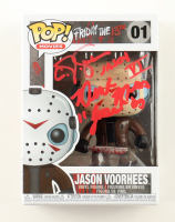 Derek Mears & CJ Graham Signed "Friday the 13th" #01 Jason Voorhees Funko Pop! Vinyl Figure With Character Inscriptions (JSA) at PristineAuction.com