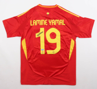 Lamine Yamal Signed Spain Adidas Authentic Jersey (Beckett) at PristineAuction.com