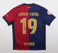 Lamine Yamal Signed FC Barcelona Nike Authentic Jersey (Beckett) at PristineAuction.com