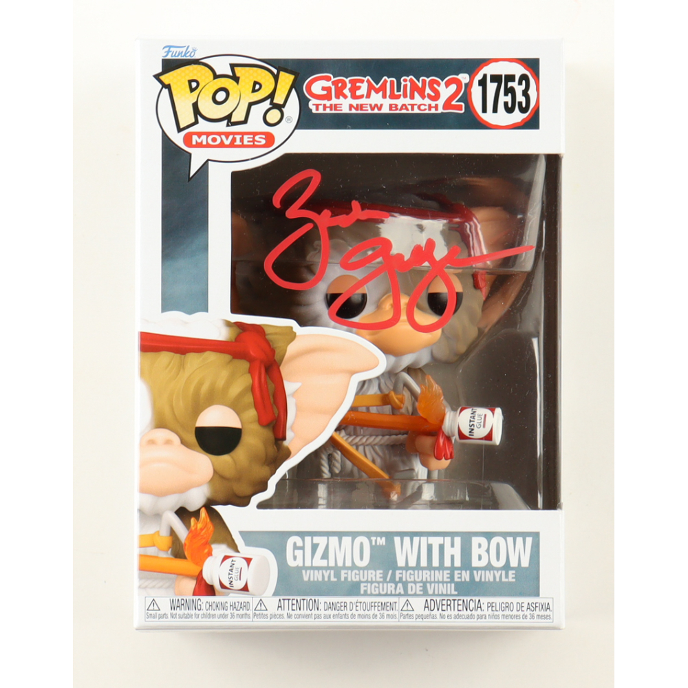 Zach Galligan Signed "Gremlins 2: The New Batch" #1753 Gizmo with Bow Funko Pop! Vinyl Figure (JSA) at PristineAuction.com