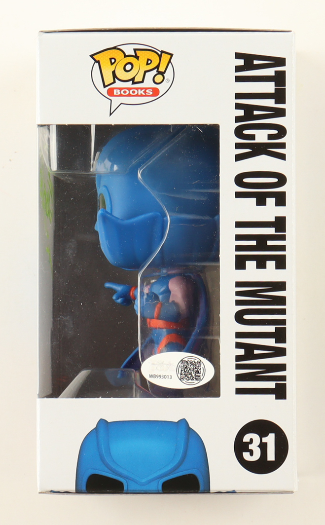 R.L. Stine Signed "Goosebumps" #31 Attack of the Mutant Funko Pop! Vinyl Figure (JSA) at PristineAuction.com R.L. Stine Signed "Goosebumps" #31 Attack of the Mutant Funko Pop! Vinyl Figure (JSA) at PristineAuction.com