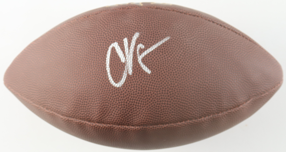 Chad "Ochocinco" Johnson Signed NFL Football (Beckett) at PristineAuction.com Chad "Ochocinco" Johnson Signed NFL Football (Beckett) at PristineAuction.com