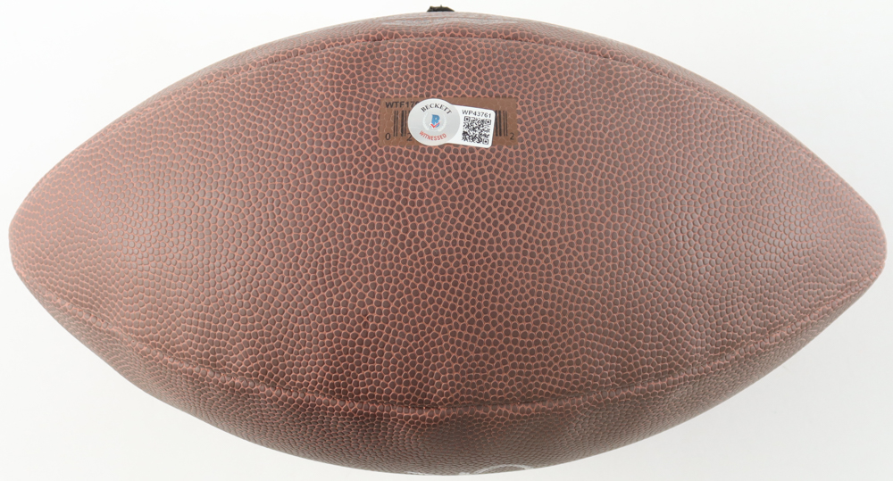 Chad "Ochocinco" Johnson Signed NFL Football (Beckett) at PristineAuction.com Chad "Ochocinco" Johnson Signed NFL Football (Beckett) at PristineAuction.com