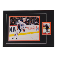 Ryan Whitney Signed Oilers Sports Card Custom Lithograph Display with Photo (JSA) at PristineAuction.com
