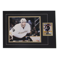 Ryan Whitney Signed Ducks Sports Card Custom Lithograph Display with Photo (JSA) at PristineAuction.com