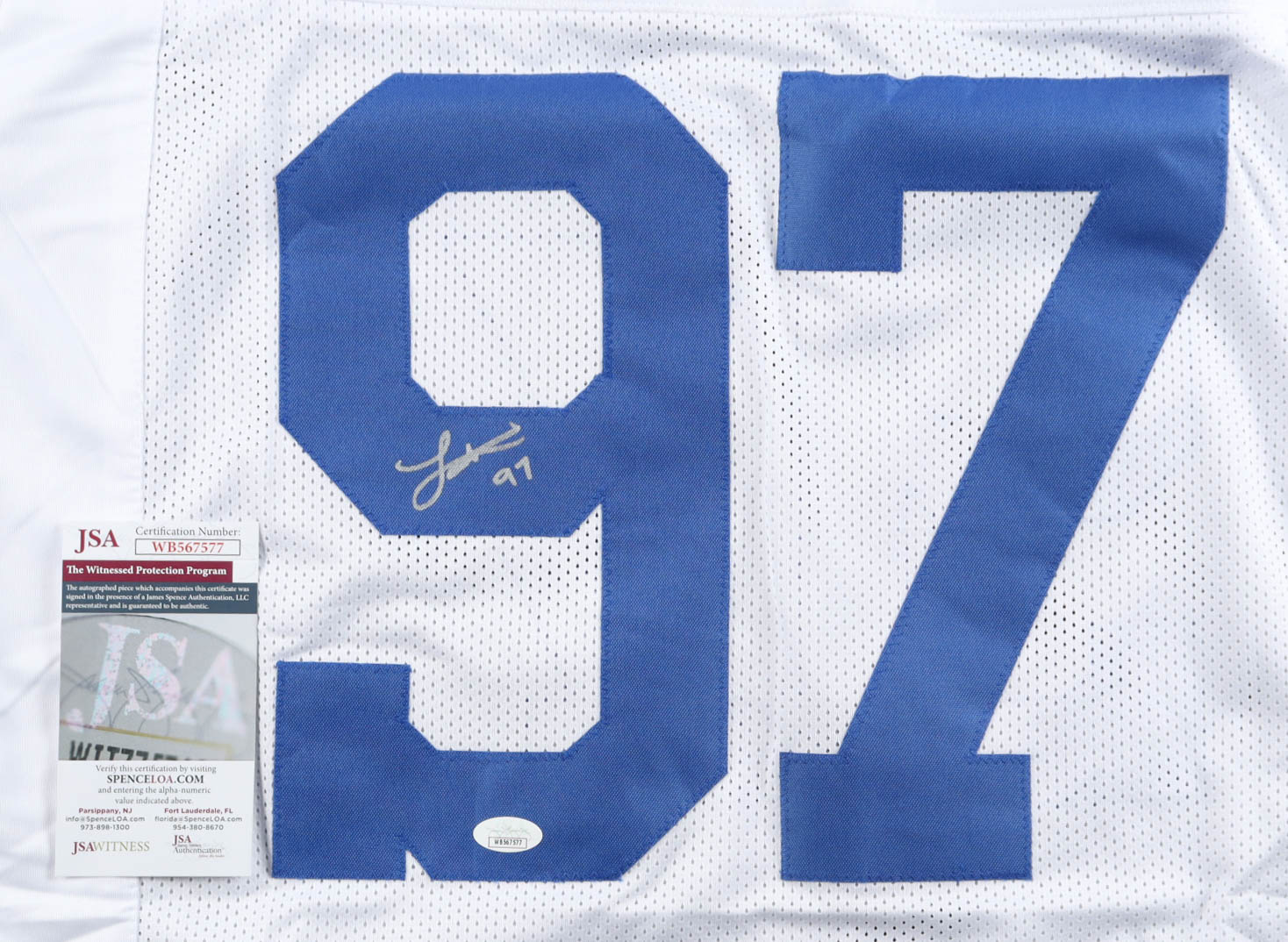 Laiatu Latu Signed Jersey (JSA) at PristineAuction.com Laiatu Latu Signed Jersey (JSA) at PristineAuction.com