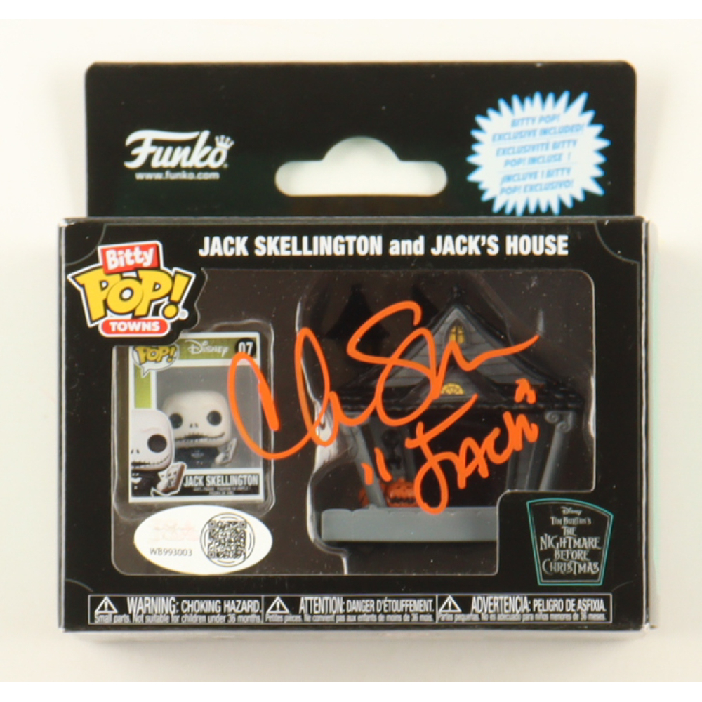 Chris Sarandon Signed "The Nightmare Before Christmas"  Jack Skellington and Jack's House Funko Pop! Bitty Towns Vinyl Figure Inscribed "Jack" (JSA) at PristineAuction.com