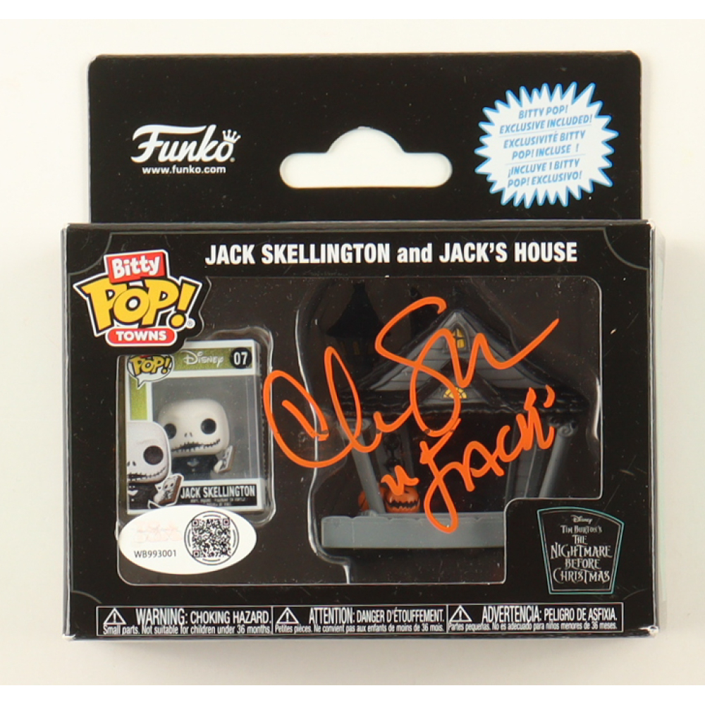 Chris Sarandon Signed "The Nightmare Before Christmas"  Jack Skellington and Jack's House Funko Pop! Bitty Towns Vinyl Figure Inscribed "Jack" (JSA) at PristineAuction.com