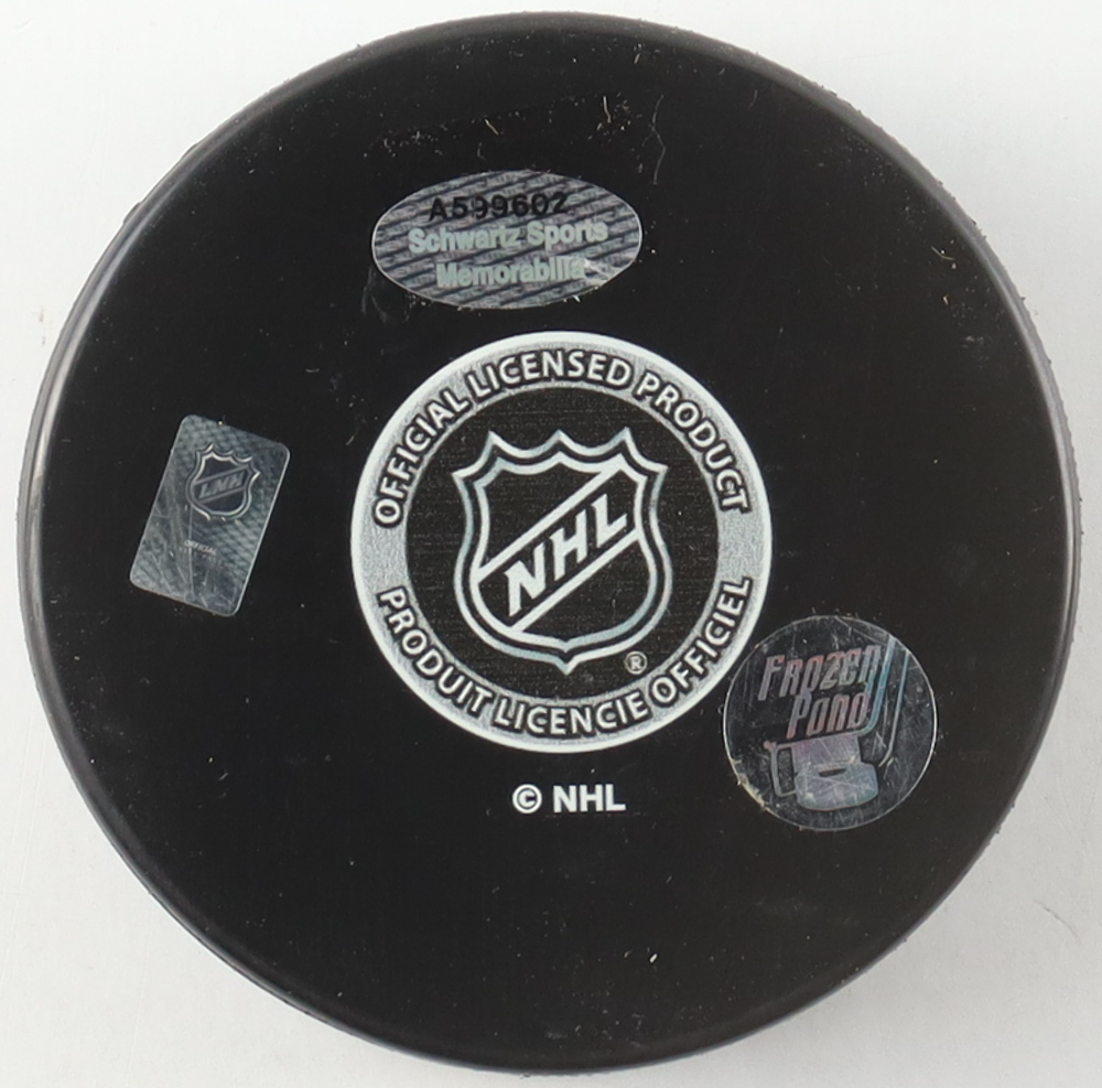 Guy Carbonneau Signed Stars Logo Hockey Puck (Schwartz Sports) at PristineAuction.com Guy Carbonneau Signed Stars Logo Hockey Puck (Schwartz Sports) at PristineAuction.com