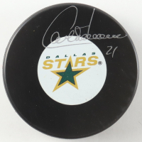 Guy Carbonneau Signed Stars Logo Hockey Puck (Schwartz Sports) at PristineAuction.com