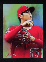 Shohei Ohtani LE Custom Art Card #43/50 at PristineAuction.com