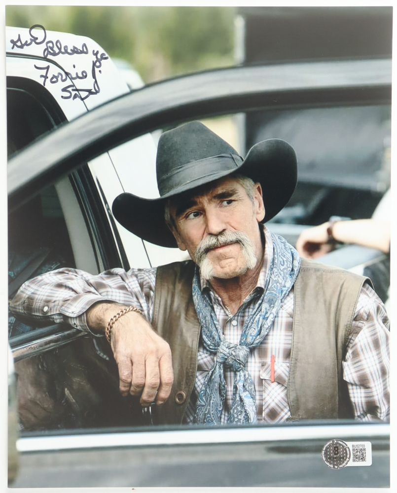 Forrie J. Smith Signed "Yellowstone" 8x10 Photo Inscribed "God Bless Ya" (Beckett) at PristineAuction.com Forrie J. Smith Signed "Yellowstone" 8x10 Photo Inscribed "God Bless Ya" (Beckett) at PristineAuction.com
