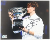 Jannik Sinner Signed 8x10 Photo (Beckett) at PristineAuction.com