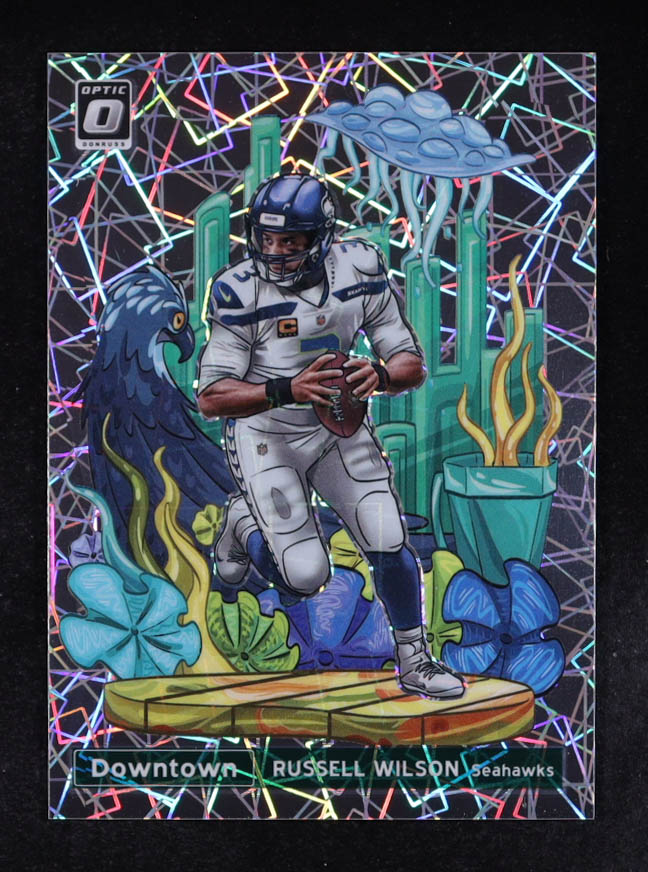 Russell Wilson 2021 Donruss Optic Downtown! #31 at PristineAuction.com Russell Wilson 2021 Donruss Optic Downtown! #31 at PristineAuction.com