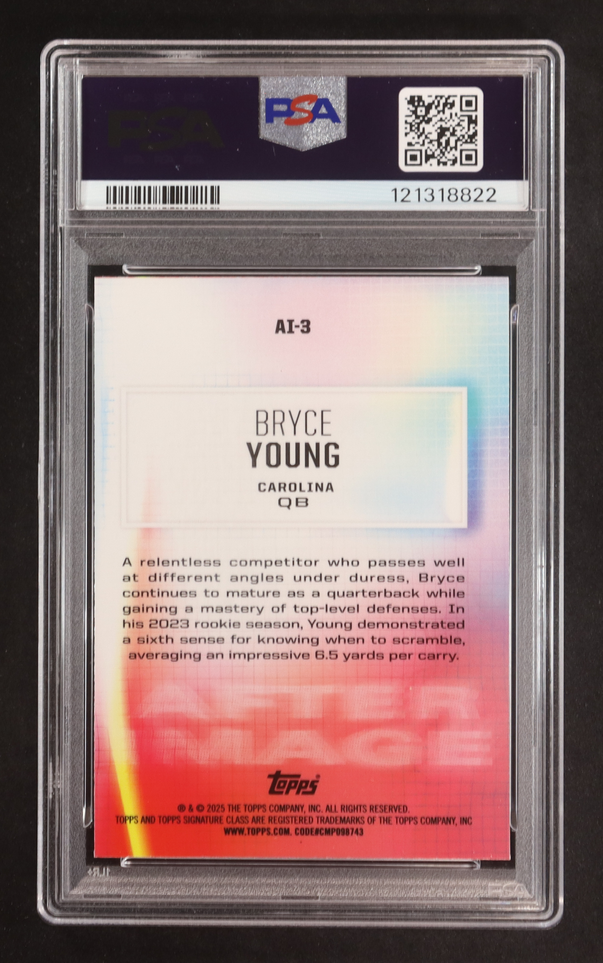 Bryce Young 2024 Topps Signature Class After Image #AI-3 (PSA 10) at PristineAuction.com Bryce Young 2024 Topps Signature Class After Image #AI-3 (PSA 10) at PristineAuction.com