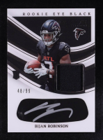 Bijan Robinson 2023 Immaculate Collection Immaculate Rookie Eye Black Autograph Jerseys #4 #48/99 RC at PristineAuction.com