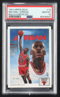 Michael Jordan 1991 Upper Deck Checklist #75 (PSA 10) at PristineAuction.com
