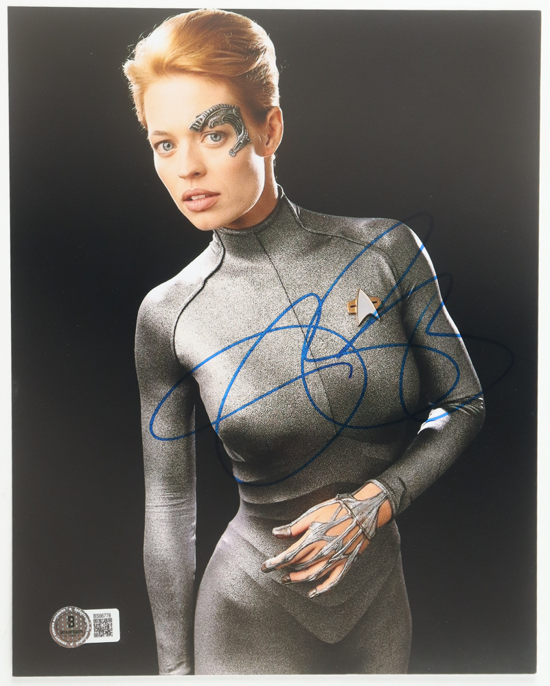 Jeri Ryan Signed "Star Trek: Voyager" 8x10 Photo (Beckett) at PristineAuction.com Jeri Ryan Signed "Star Trek: Voyager" 8x10 Photo (Beckett) at PristineAuction.com