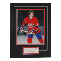 Larry Robinson Signed Canadiens Custom Cut Lithograph Display with Photo (JSA) at PristineAuction.com