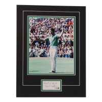 Tom Watson Signed PGA Custom Cut Lithograph Display with Photo Inscribed "Best Wishes!" (JSA) at PristineAuction.com