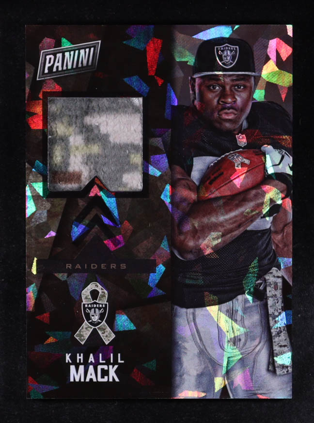 Khalil Mack 2015 Panini Black Friday Salute to Service Materials Jerseys #15 at PristineAuction.com Khalil Mack 2015 Panini Black Friday Salute to Service Materials Jerseys #15 at PristineAuction.com