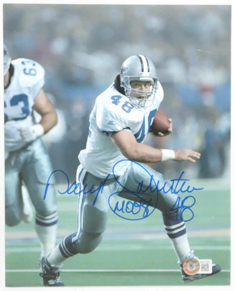 Daryl "Moose" Johnston Signed Cowboys 8x10 Photo (Beckett) at PristineAuction.com Daryl "Moose" Johnston Signed Cowboys 8x10 Photo (Beckett) at PristineAuction.com