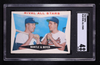 Mickey Mantle / Ken Boyer 1960 Topps #160 Rival All-Stars (SGC 4) at PristineAuction.com