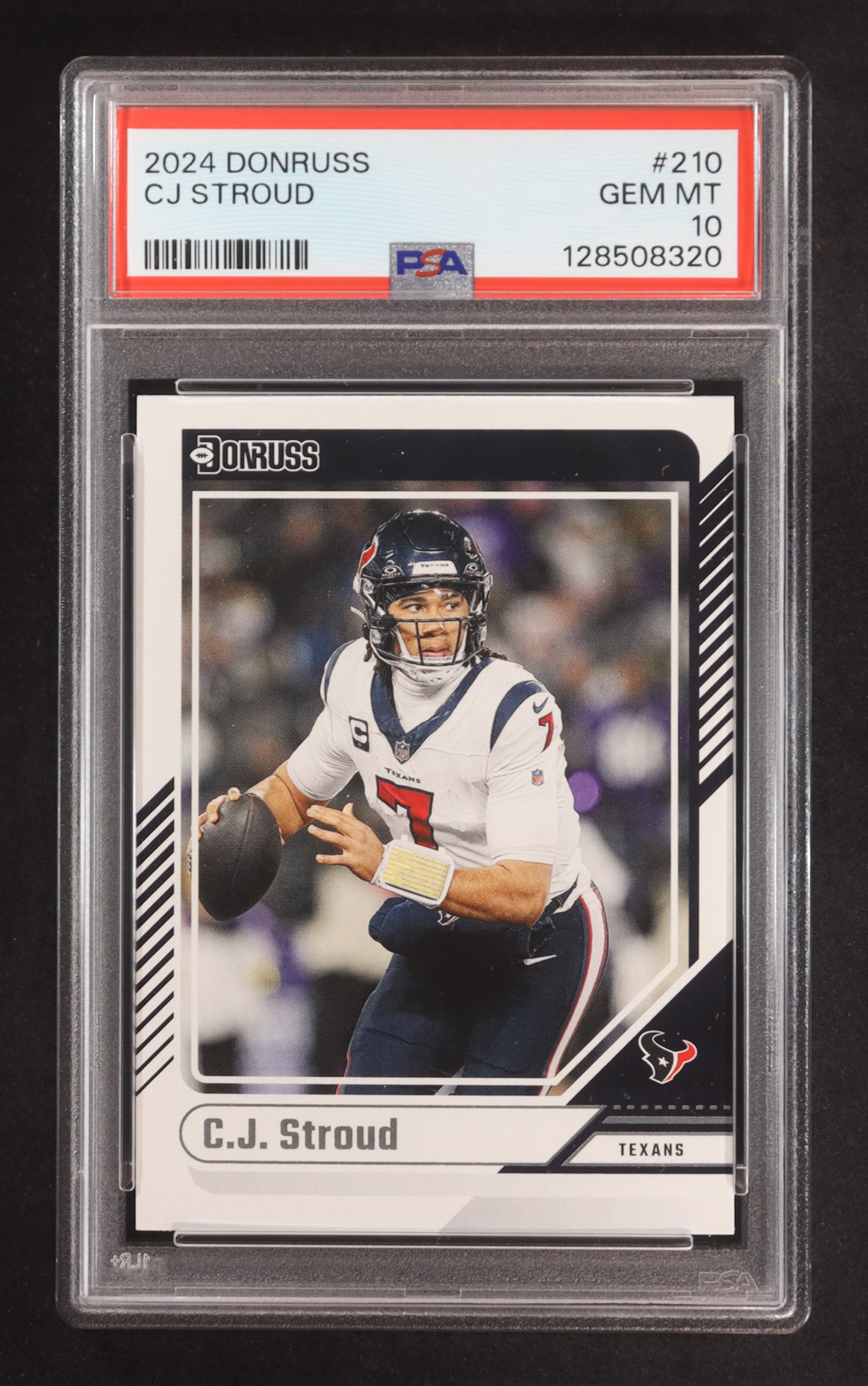 CJ Stroud 2024 Donruss #210 (PSA 10) at PristineAuction.com CJ Stroud 2024 Donruss #210 (PSA 10) at PristineAuction.com