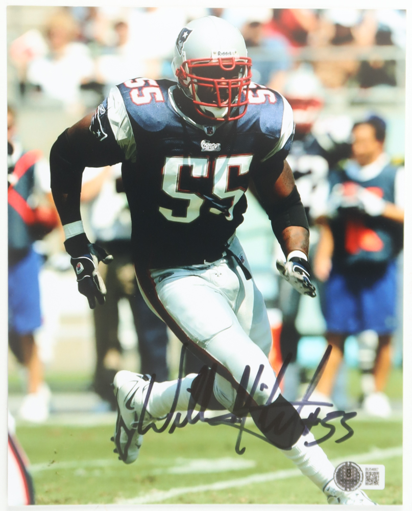 Willie McGinest Signed Patriots 8x10 Photo (Beckett) at PristineAuction.com Willie McGinest Signed Patriots 8x10 Photo (Beckett) at PristineAuction.com