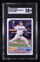 Yoshinobu Yamamoto 2024 Topps Update '89 Topps #89US29 RC (SGC 10) at PristineAuction.com