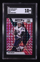 Tom Brady 2020 Panini Mosaic Mosaic Camo Pink #298 MVP (SGC 10) at PristineAuction.com