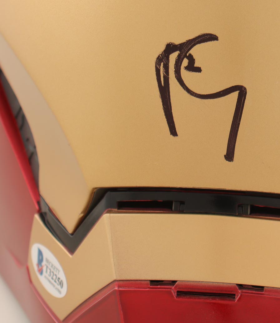 Robert Downey Jr. Signed "Iron Man" Marvel Legends Series Electronic Helmet (Beckett) at PristineAuction.com Robert Downey Jr. Signed "Iron Man" Marvel Legends Series Electronic Helmet (Beckett) at PristineAuction.com