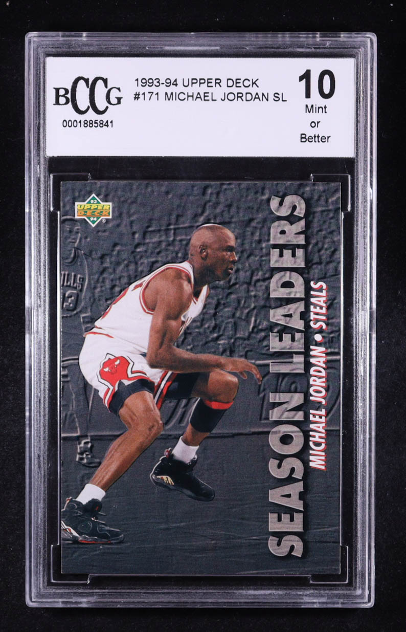 Michael Jordan 1993-94 Upper Deck #171 SL (BCCG 10) at PristineAuction.com Michael Jordan 1993-94 Upper Deck #171 SL (BCCG 10) at PristineAuction.com