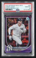 Aaron Judge 2025 Bowman Mega Box Purple Refractor #99 #110/250 (PSA 10) at PristineAuction.com