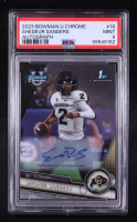 Shedeur Sanders 2023 Bowman Chrome University Autographs #16 RC (PSA 9) at PristineAuction.com