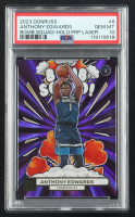 Anthony Edwards 2023 Donruss Bomb Squad Holo Purple Laser #6 #72/99 (PSA 10) at PristineAuction.com