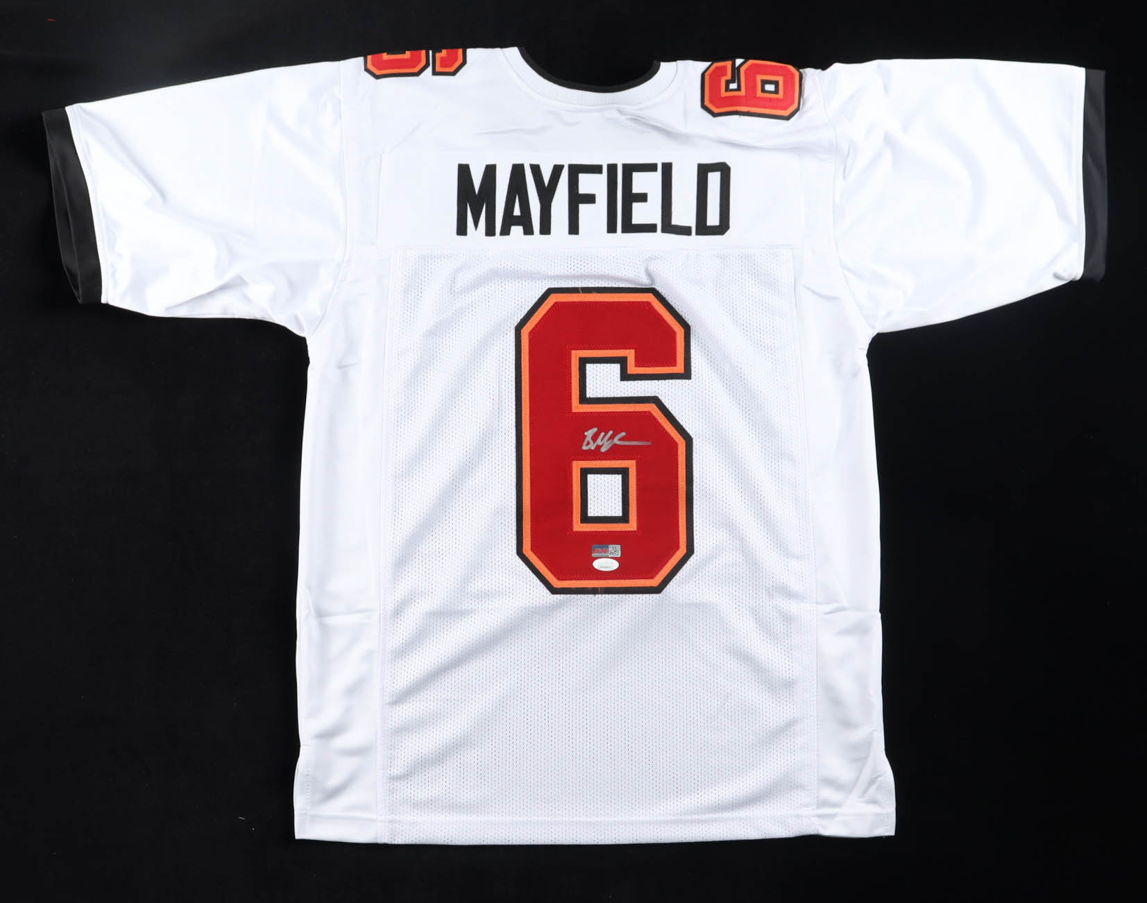 Baker Mayfield Signed Jersey (JSA) at PristineAuction.com Baker Mayfield Signed Jersey (JSA) at PristineAuction.com