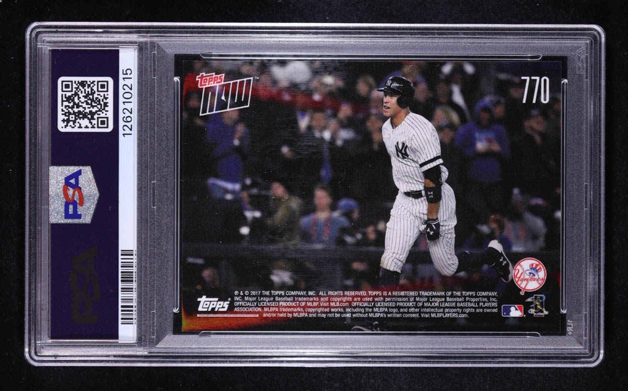 Aaron Judge 2017 Topps Now #770 RC (PSA 10) at PristineAuction.com Aaron Judge 2017 Topps Now #770 RC (PSA 10) at PristineAuction.com