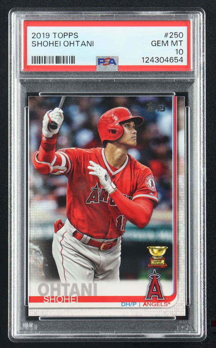 Shohei Ohtani 2019 Topps #250 (PSA 10) at PristineAuction.com Shohei Ohtani 2019 Topps #250 (PSA 10) at PristineAuction.com