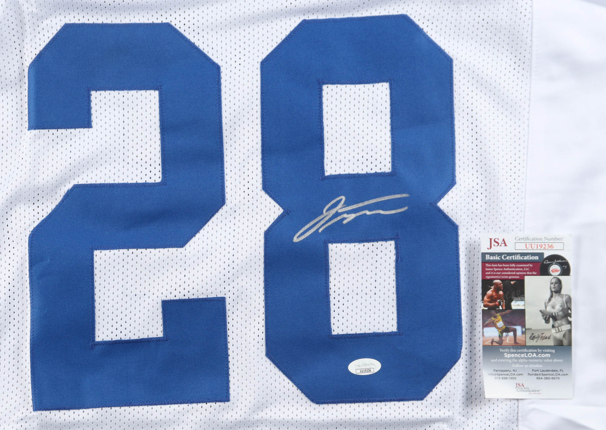 Jonathan Taylor Signed Jersey (JSA) at PristineAuction.com Jonathan Taylor Signed Jersey (JSA) at PristineAuction.com