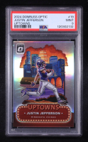 Justin Jefferson 2024 Donruss Optic Uptowns #19 (PSA 9) at PristineAuction.com